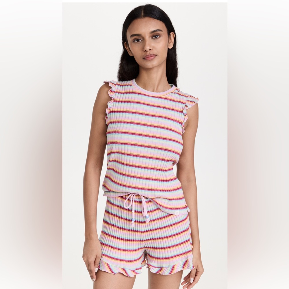 NWT Roller Rabbit Candy Stripe Delilah Pajama Set Small